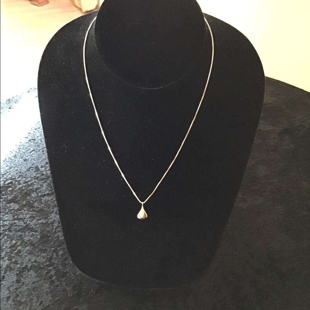 Sterling Silver Teardrop Necklace